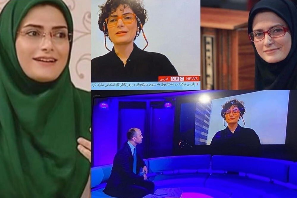 تصویر جنجال‌ساز از کشف حجاب مجری زن صداوسیما در BBC